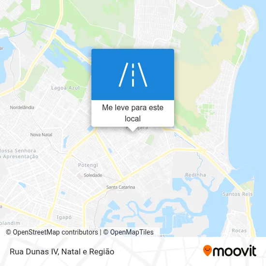 Rua Dunas IV mapa