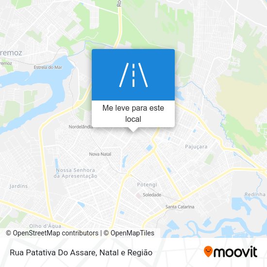 Rua Patativa Do Assare mapa