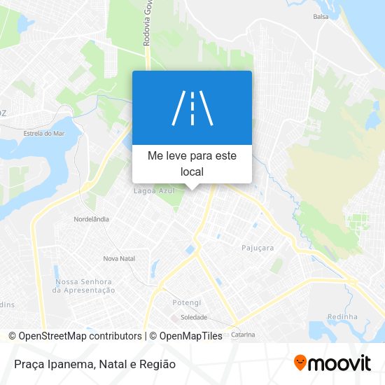 Praça Ipanema mapa