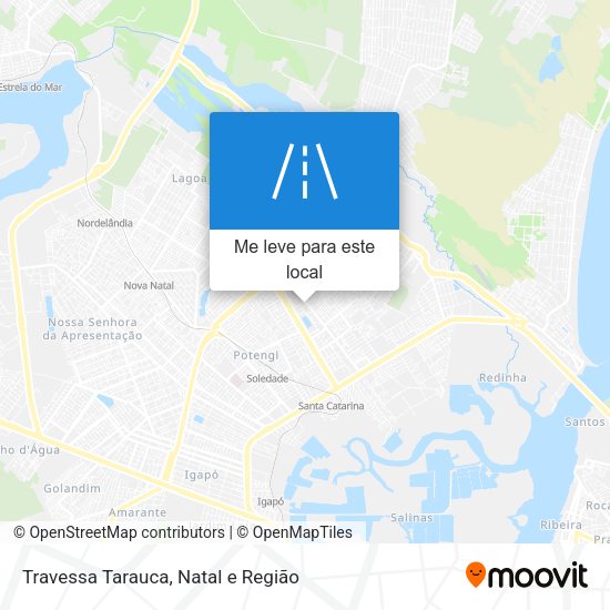 Travessa Tarauca mapa