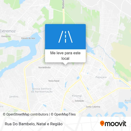 Rua Do Bambelo mapa