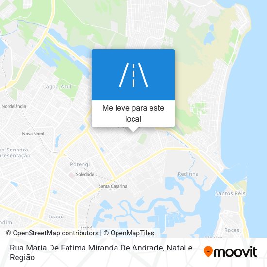 Rua Maria De Fatima Miranda De Andrade mapa