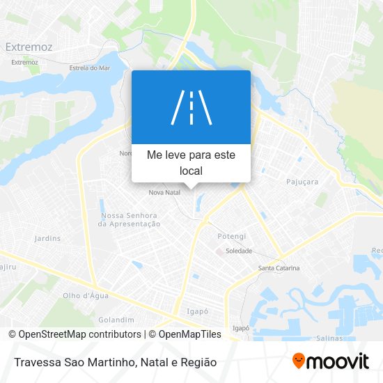 Travessa Sao Martinho mapa