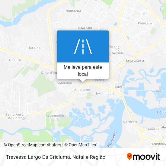 Travessa Largo Da Criciuma mapa