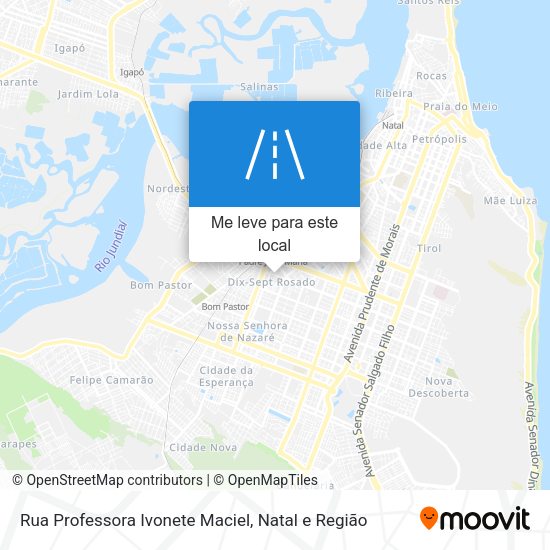 Rua Professora Ivonete Maciel mapa