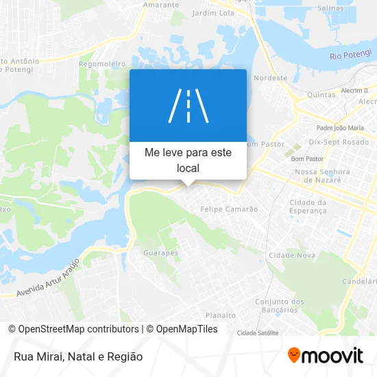 Rua Mirai mapa