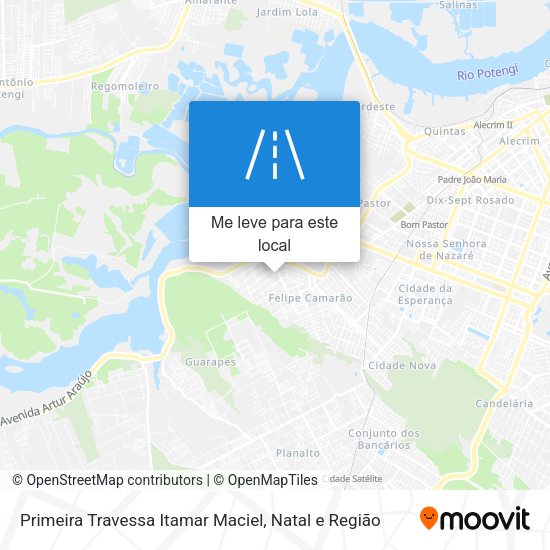 Primeira Travessa Itamar Maciel mapa