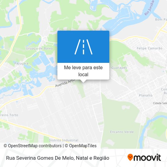 Rua Severina Gomes De Melo mapa
