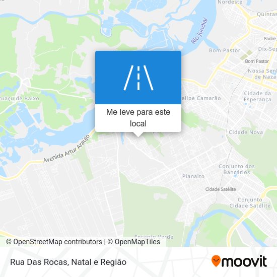 Rua Das Rocas mapa
