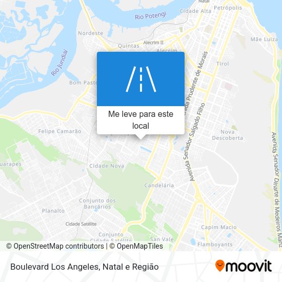 Boulevard Los Angeles mapa