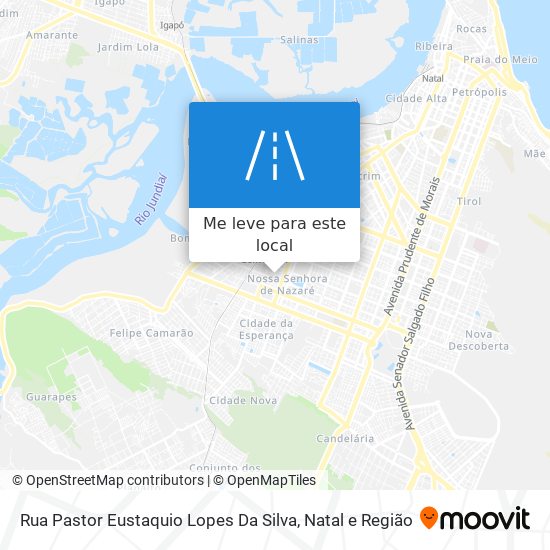 Rua Pastor Eustaquio Lopes Da Silva mapa