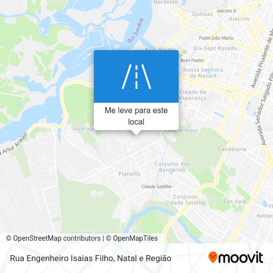 Rua Engenheiro Isaias Filho mapa
