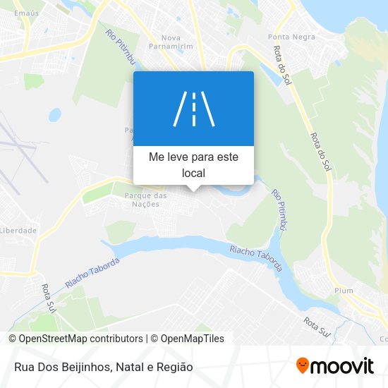 Rua Dos Beijinhos mapa