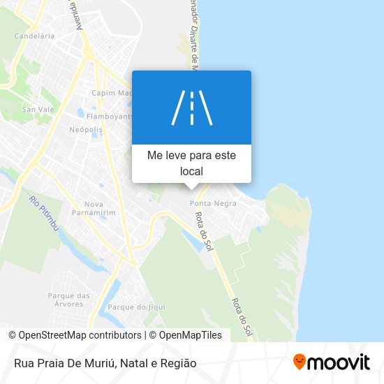 Rua Praia De Muriú mapa