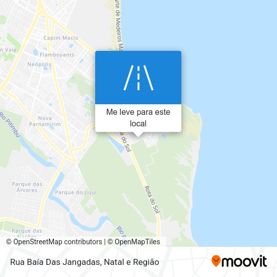 Rua Baía Das Jangadas mapa