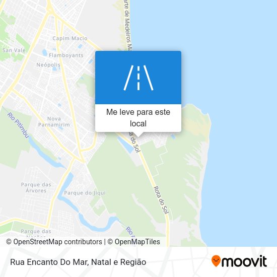 Rua Encanto Do Mar mapa