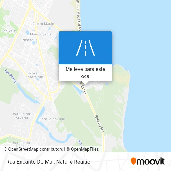 Rua Encanto Do Mar mapa