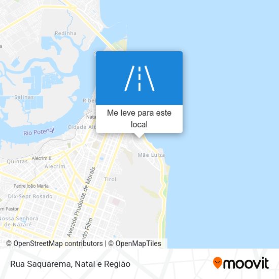 Rua Saquarema mapa