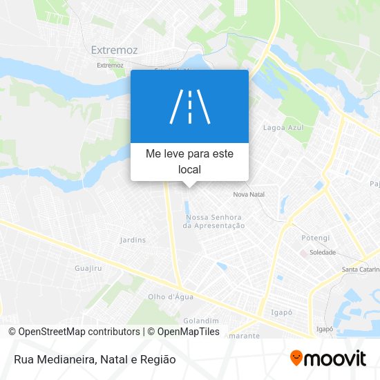 Rua Medianeira mapa