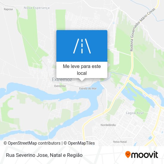Rua Severino Jose mapa