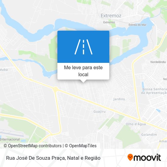 Rua José De Souza Praça mapa