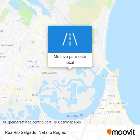 Rua Rio Salgado mapa