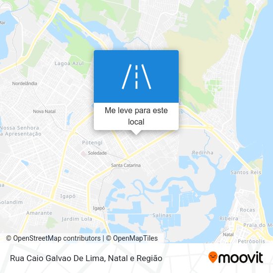 Rua Caio Galvao De Lima mapa