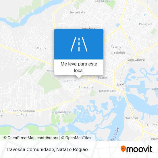 Travessa Comunidade mapa