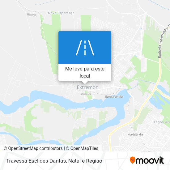 Travessa Euclides Dantas mapa