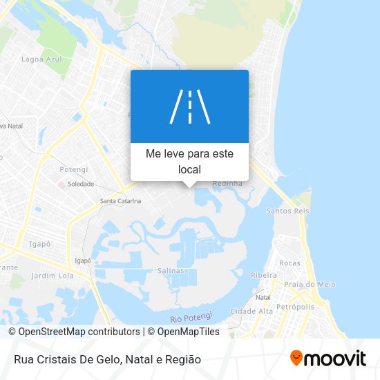 Rua Cristais De Gelo mapa