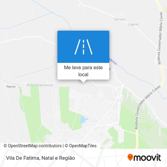 Vila De Fatima mapa