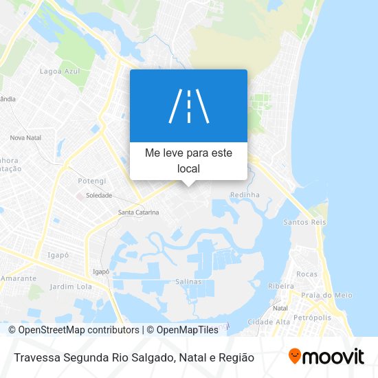 Travessa Segunda Rio Salgado mapa