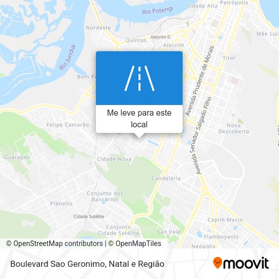 Boulevard Sao Geronimo mapa
