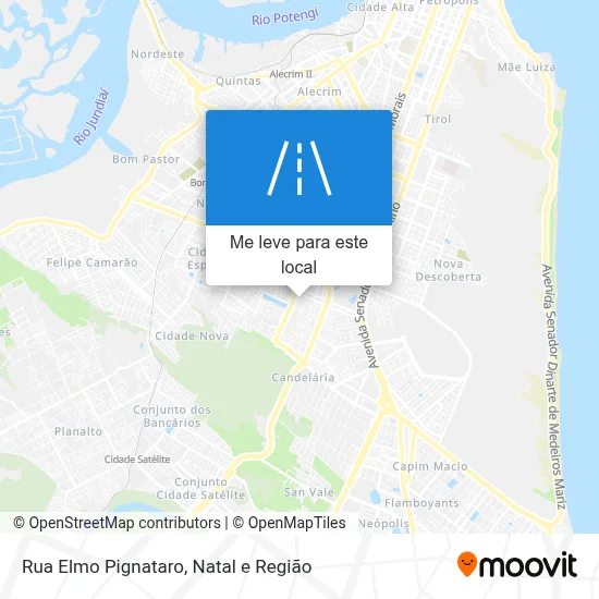 Rua Elmo Pignataro mapa