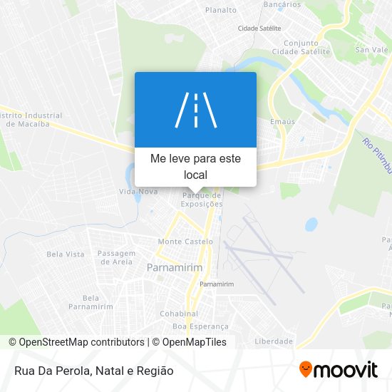 Rua Da Perola mapa
