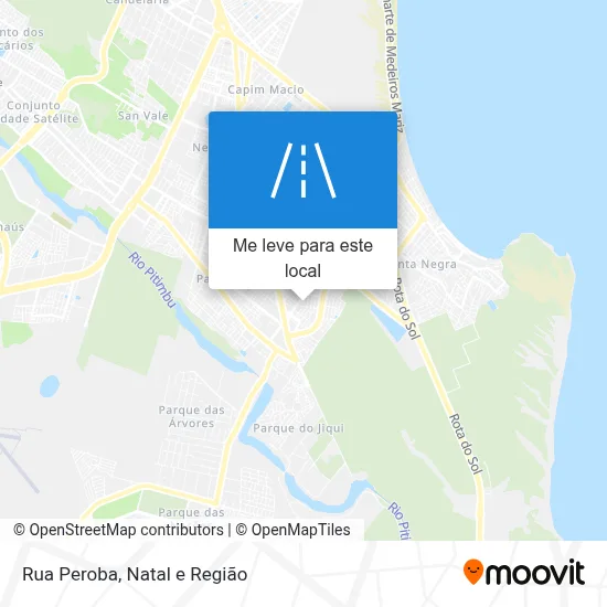Rua Peroba mapa
