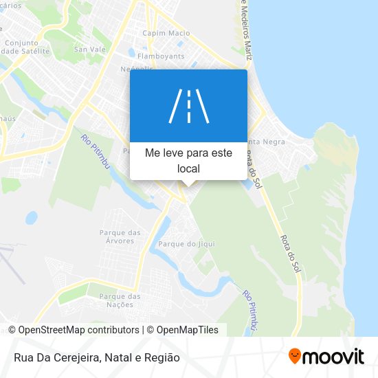 Rua Da Cerejeira mapa