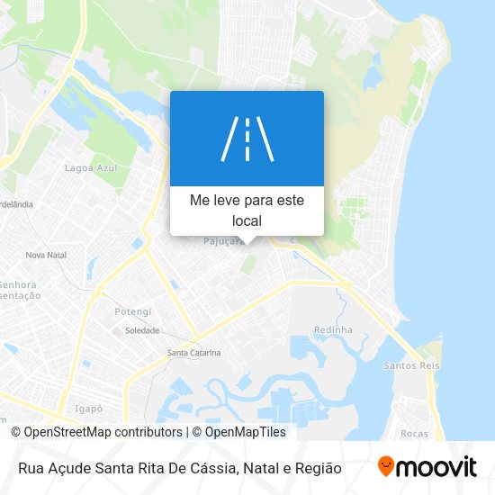 Rua Açude Santa Rita De Cássia mapa