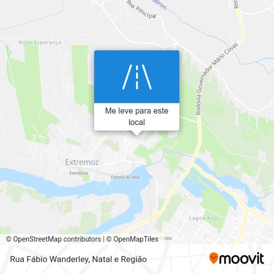 Rua Fábio Wanderley mapa