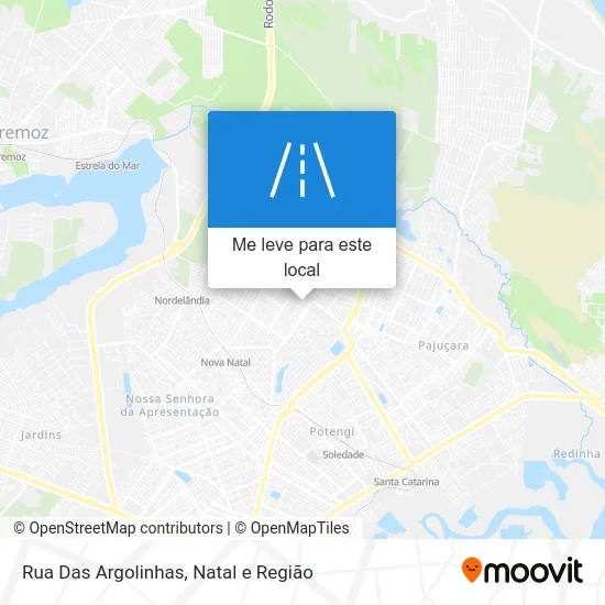 Rua Das Argolinhas mapa