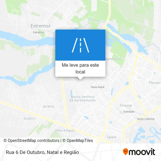 Rua 6 De Outubro mapa
