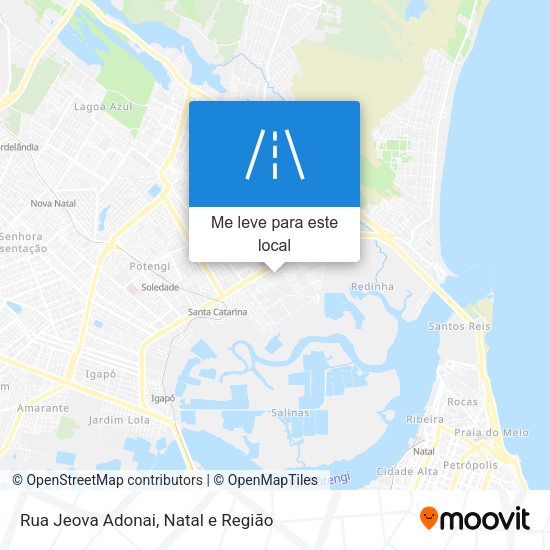 Rua Jeova Adonai mapa