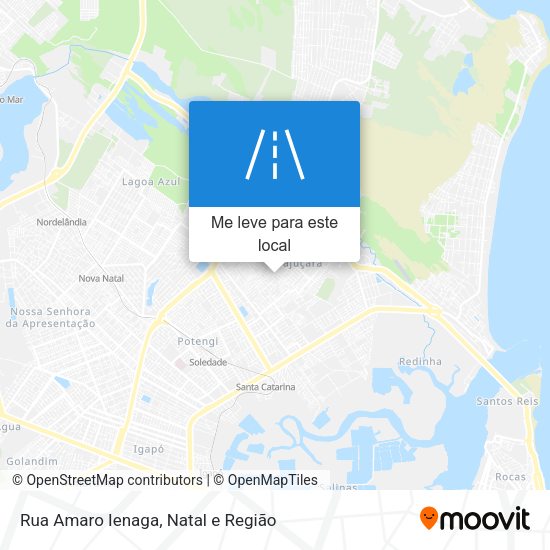 Rua Amaro Ienaga mapa