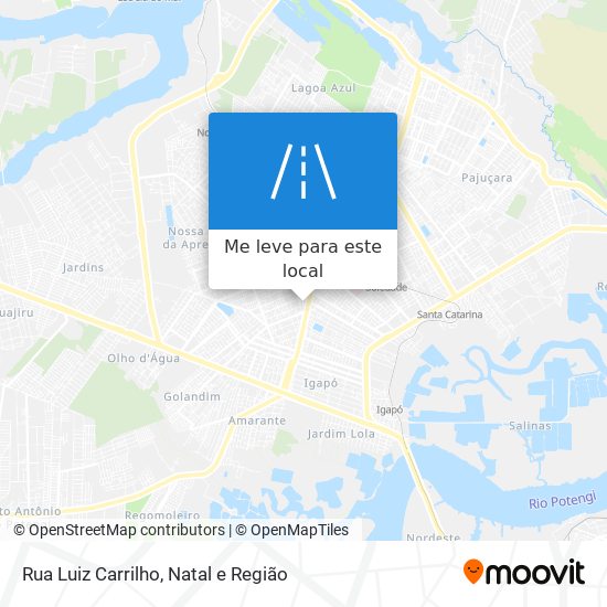 Rua Luiz Carrilho mapa