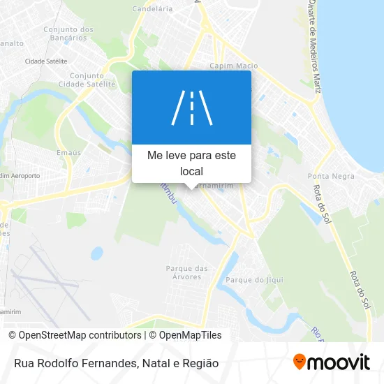 Rua Rodolfo Fernandes mapa