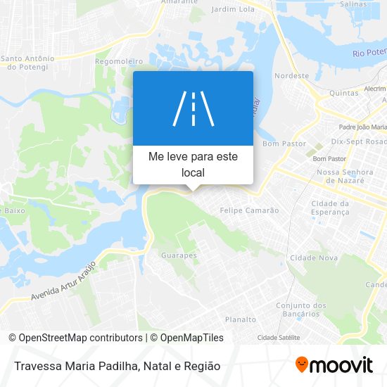 Travessa Maria Padilha mapa