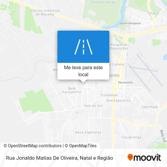 Rua Jonaldo Matias De Oliveira mapa