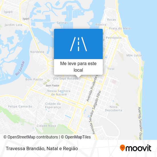 Travessa Brandão mapa