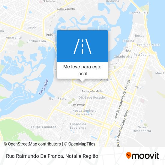 Rua Raimundo De Franca mapa