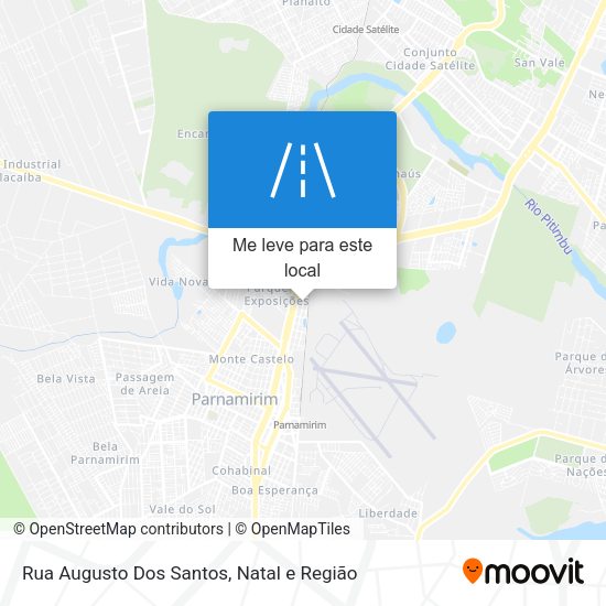 Rua Augusto Dos Santos mapa